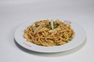 Korejské nudle s kuřecím masem