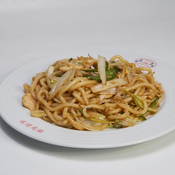 Korejské nudle s kuřecím masem